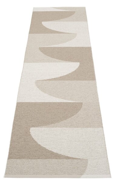 Bež unutarnja i vanjska staza 70x270 cm Hill Dark Linen – Pappelina