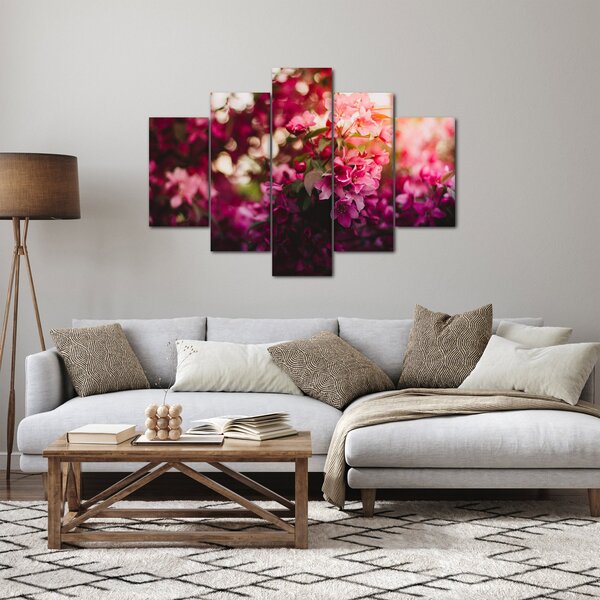 Slika cvijetova procvalog grma (150x105 cm)