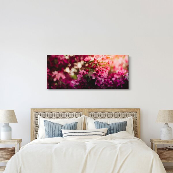 Slika cvijetova procvalog grma (120x50 cm)