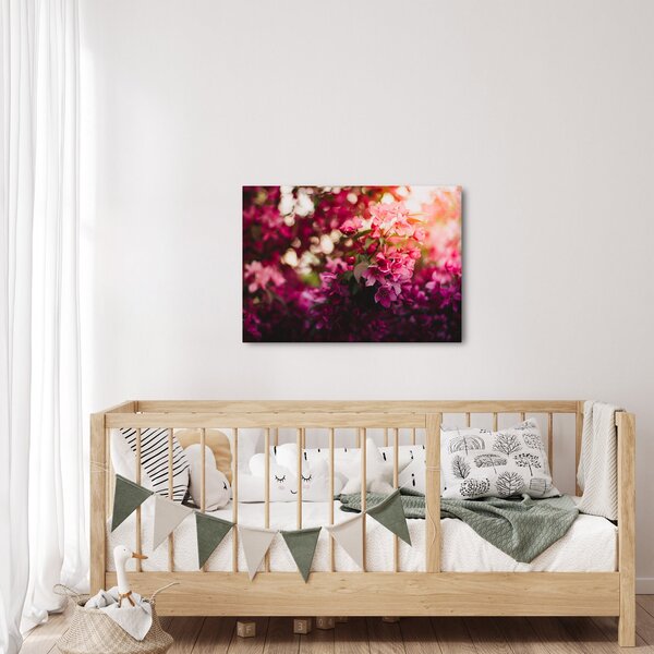Slika cvijetova procvalog grma (70x50 cm)