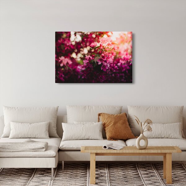 Slika cvijetova procvalog grma (90x60 cm)