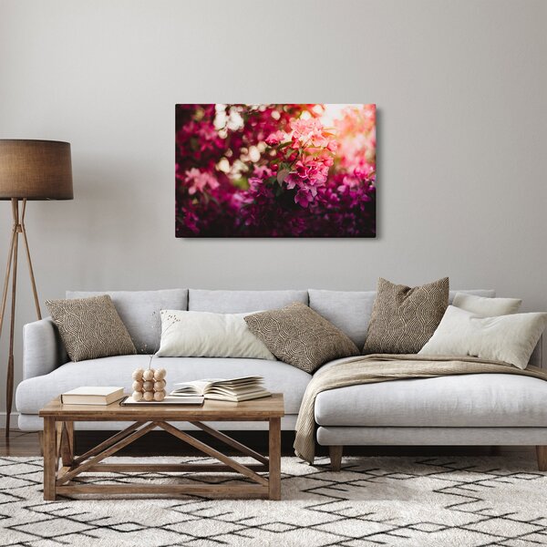 Slika cvijetova procvalog grma (90x60 cm)