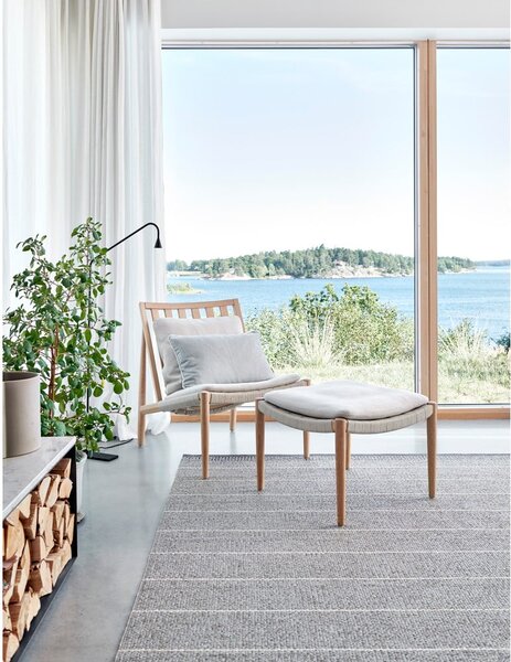 Sivi unutarnji i vanjski tepih 60x125 cm Belle Concrete – Pappelina