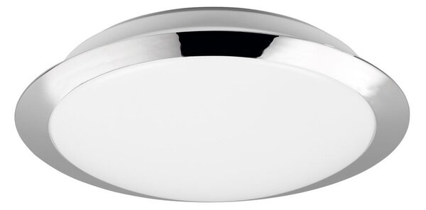 LED stropna svjetiljka u sjajnoj srebrnoj boji ø 29 cm Umberto - Trio