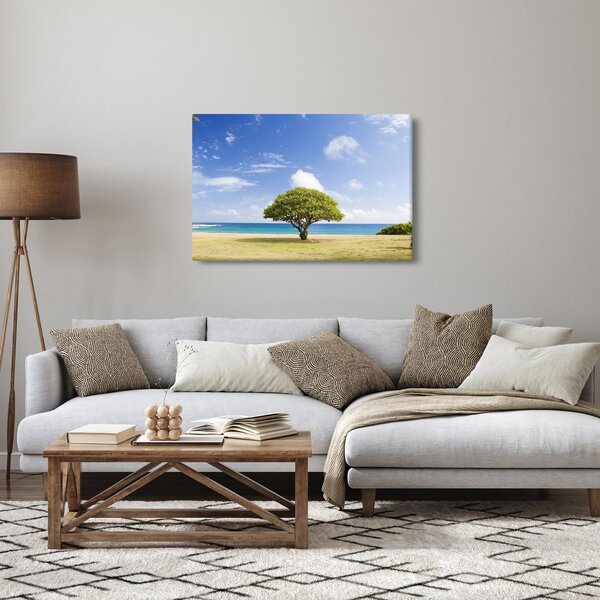 Slika plaže s drvetom (90x60 cm)