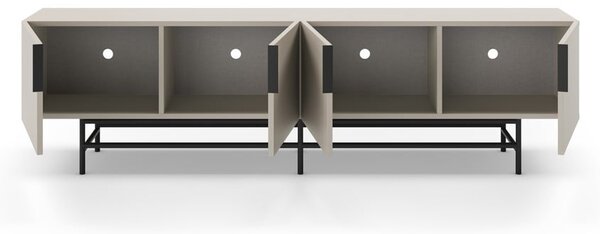 Krem TV komoda 200x54,5 cm Eldia – Marckeric