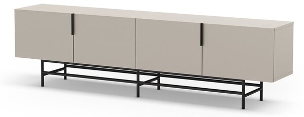 Krem TV komoda 200x54,5 cm Eldia – Marckeric