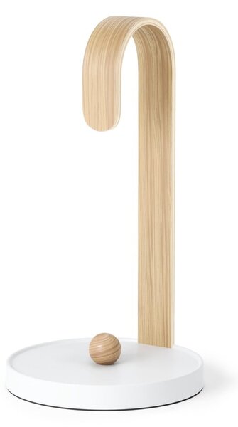 Bijeli drveni stalak za papirnate ručnike ø 17 cm Bellwood – Umbra