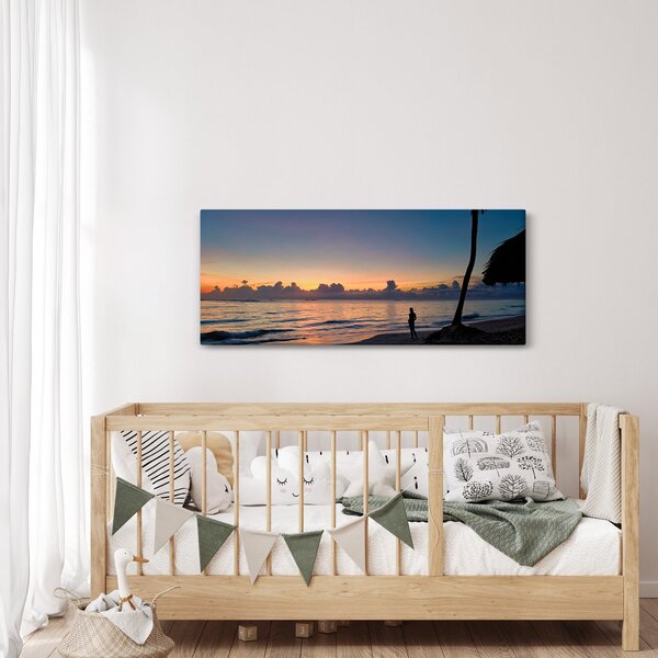Slika žene na plaži (120x50 cm)