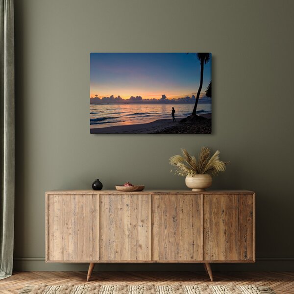 Slika žene na plaži (90x60 cm)