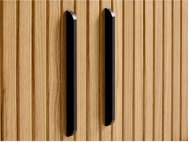 TV komoda u dekoru hrasta u prirodnoj boji 56x180 cm Nola – Unique Furniture
