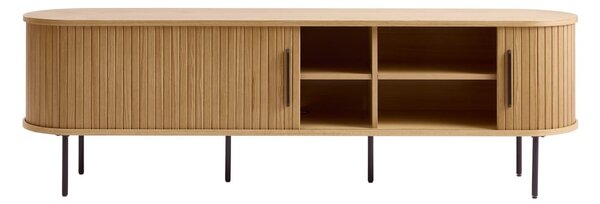 TV komoda u dekoru hrasta u prirodnoj boji 56x180 cm Nola – Unique Furniture