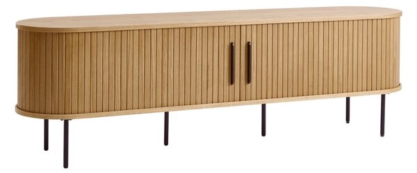 TV komoda u dekoru hrasta u prirodnoj boji 56x180 cm Nola – Unique Furniture