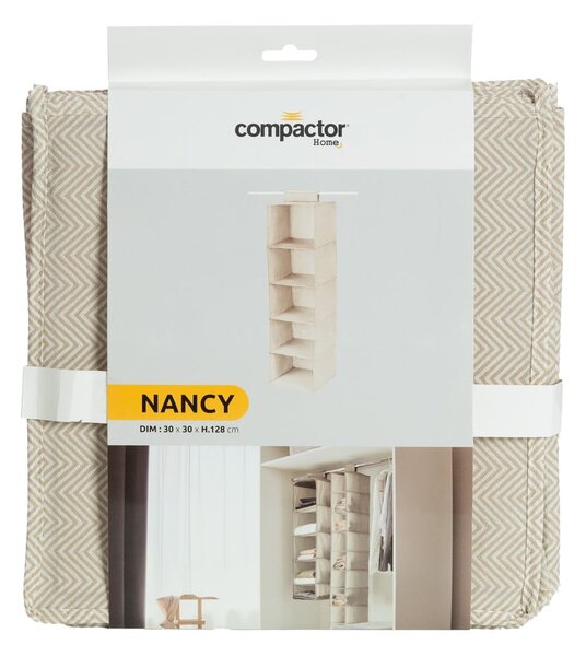 Viseći tekstilni organizator za garderobu Nancy – Compactor