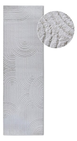 Krem staza 80x240 cm Chappe Cream White – Elle Decoration