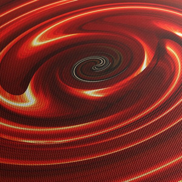 Apstraktna slika - crvena spirala (150x105 cm)