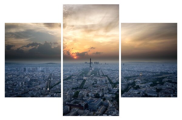 Slika - Pariz odozgo (90x60 cm)