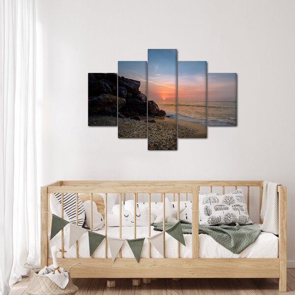 Slika zalaska sunca na plaži (150x105 cm)