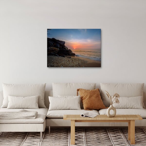 Slika zalaska sunca na plaži (70x50 cm)