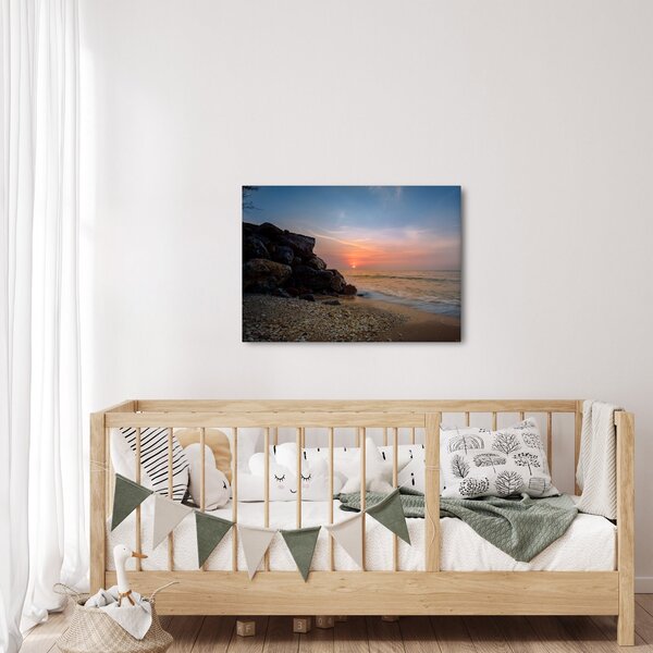 Slika zalaska sunca na plaži (70x50 cm)