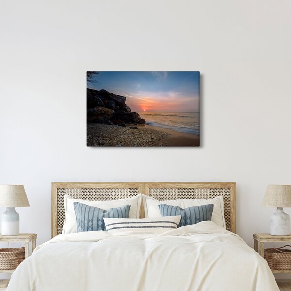 Slika zalaska sunca na plaži (90x60 cm)
