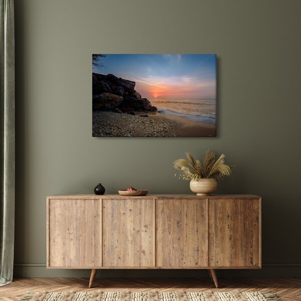 Slika zalaska sunca na plaži (90x60 cm)