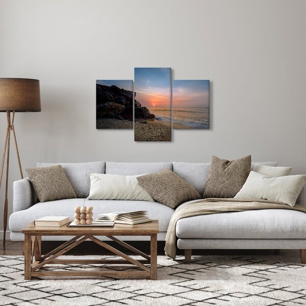 Slika zalaska sunca na plaži (90x60 cm)