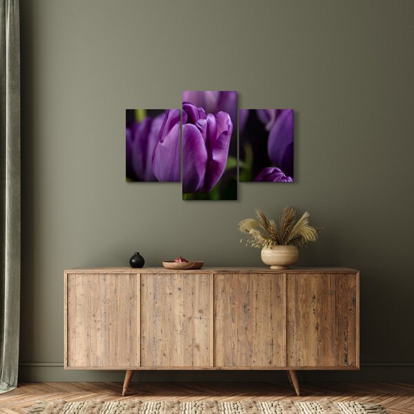 Slika cvjetova tulipana (90x60 cm)