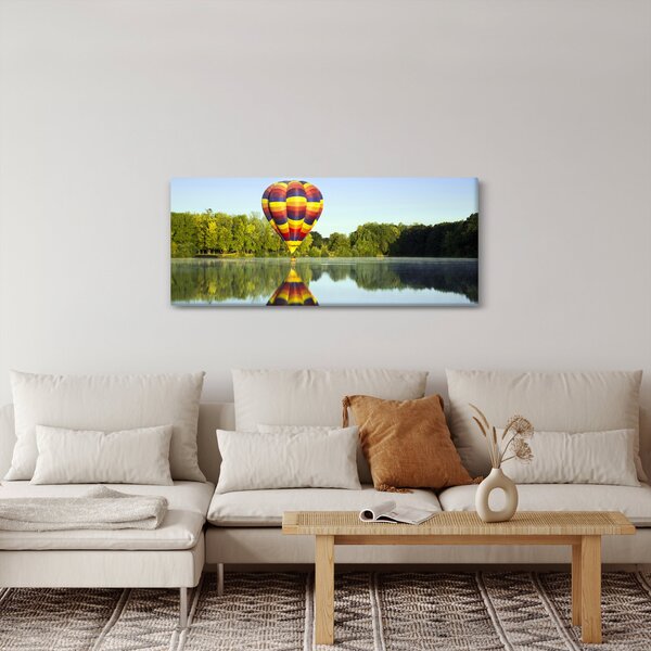 Slika balona na jezeru (120x50 cm)