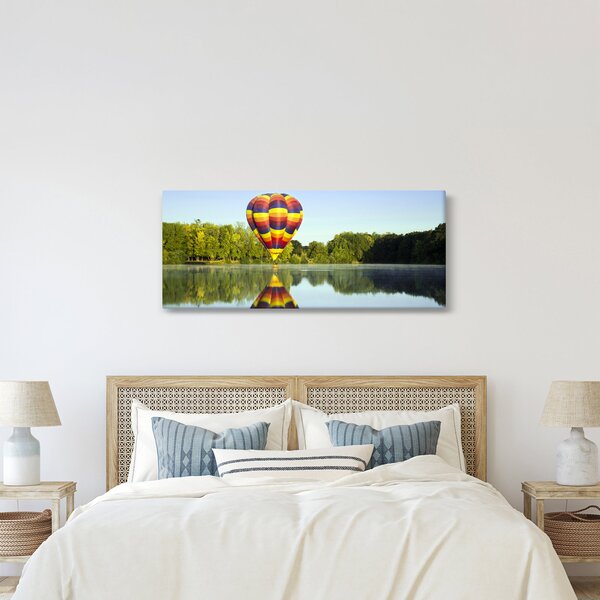 Slika balona na jezeru (120x50 cm)