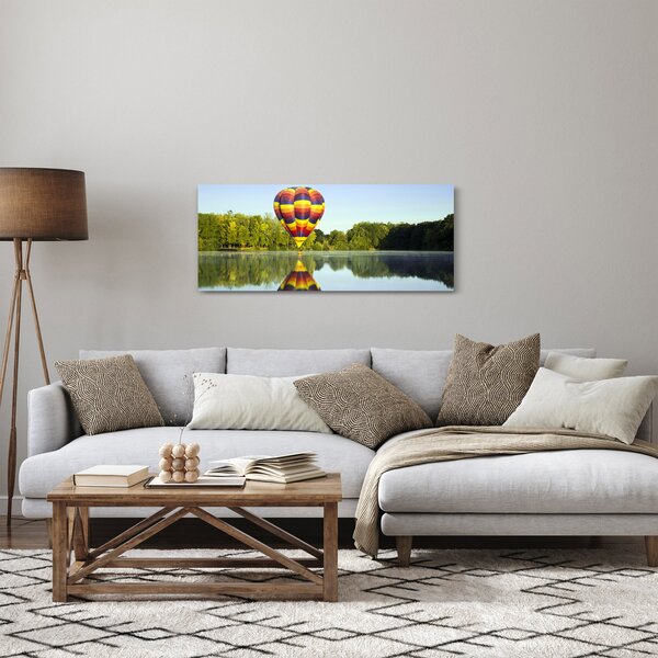 Slika balona na jezeru (120x50 cm)