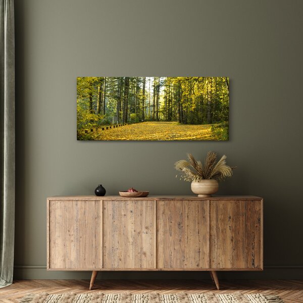 Slika - šuma u jesen (120x50 cm)