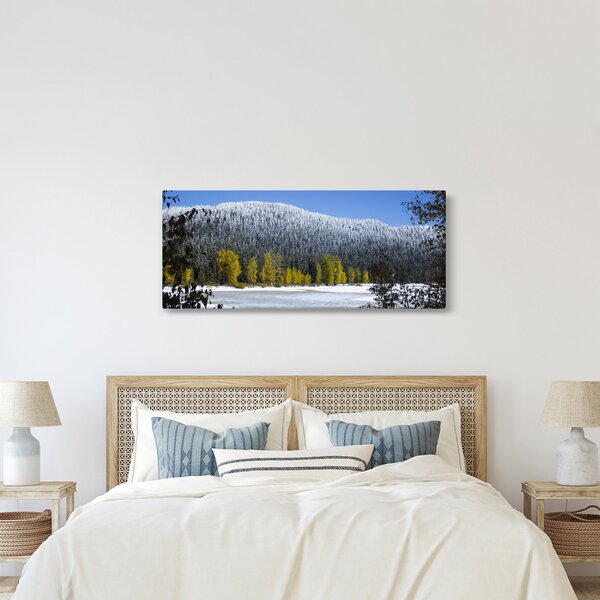 Slika - snježno gorje zimi (120x50 cm)