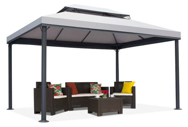 Grey Valencia vrtni paviljon 4x4 m Garden Point