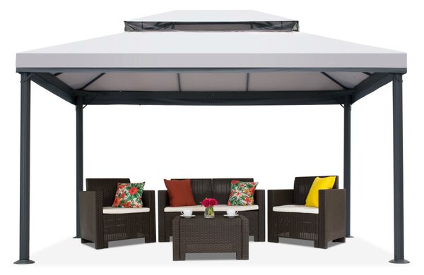 Grey Valencia vrtni paviljon 3x4 m Garden Point