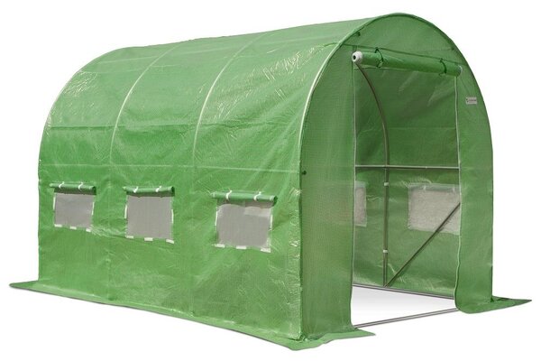 Tunel od folije za uzgoj biljaka 2x3,5m Garden Point zeleni
