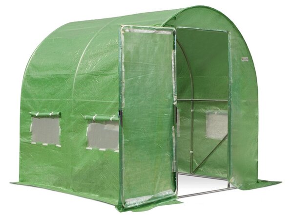 2x2m poliuretanski tunel Garden Point, zeleni, s vratima