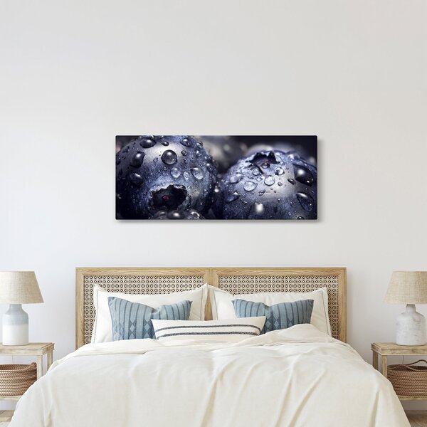 Slika voća s kapima vode (120x50 cm)