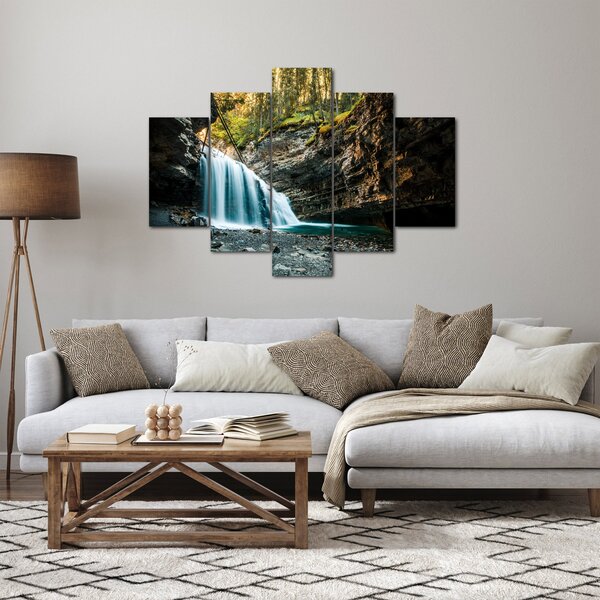 Slika šumskog vodopada (150x105 cm)