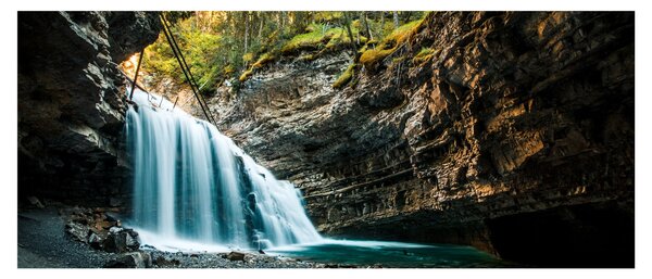 Slika šumskog vodopada (120x50 cm)