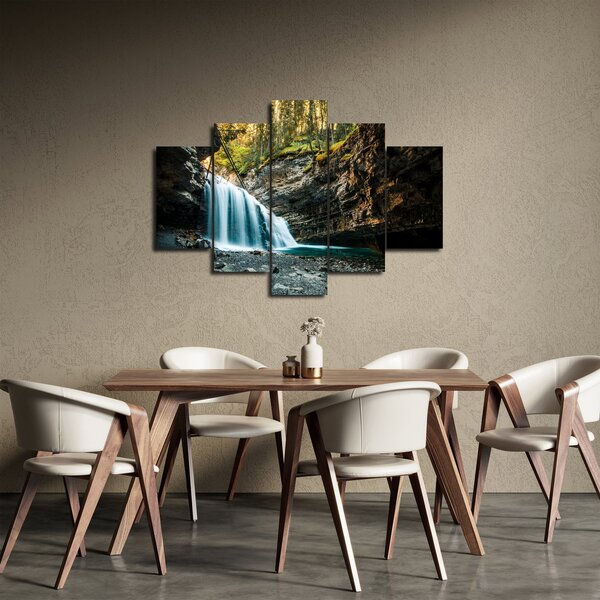 Slika šumskog vodopada (150x105 cm)