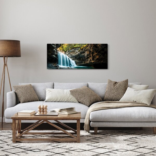 Slika šumskog vodopada (120x50 cm)
