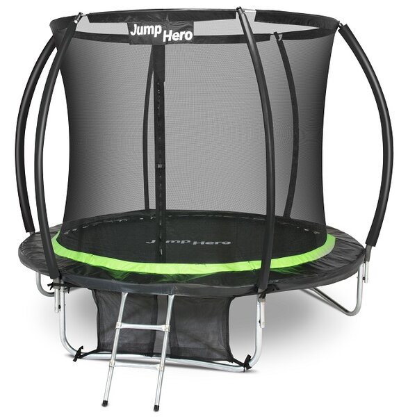 Premium vrtni trampolin s unutarnjom mrežom 244 cm Jump Hero 8FT