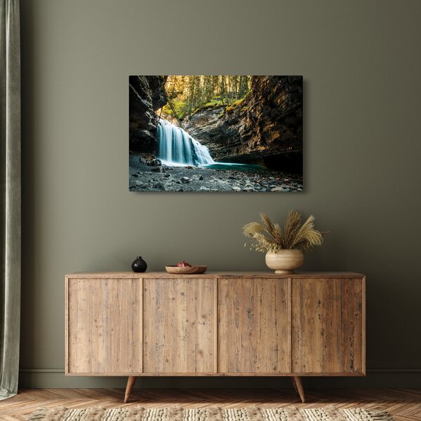 Slika šumskog vodopada (90x60 cm)