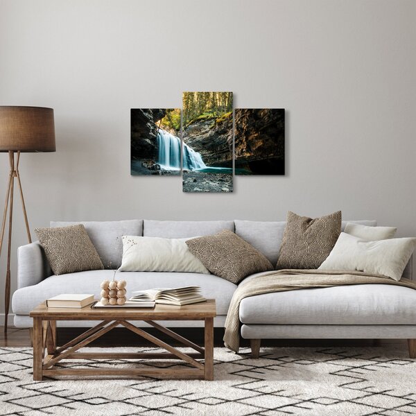 Slika šumskog vodopada (90x60 cm)