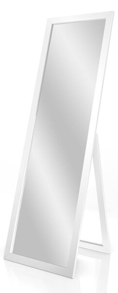 Podno ogledalo u bijelom okviru Styler Sicilia, 46 x 146 cm
