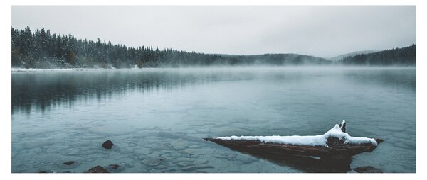 Slika - ledeno sjeverno jezero (120x50 cm)