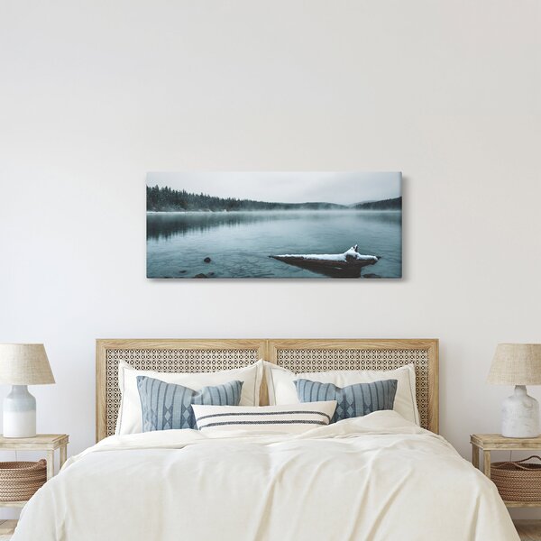 Slika - ledeno sjeverno jezero (120x50 cm)