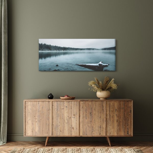 Slika - ledeno sjeverno jezero (120x50 cm)