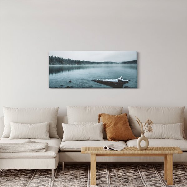 Slika - ledeno sjeverno jezero (120x50 cm)